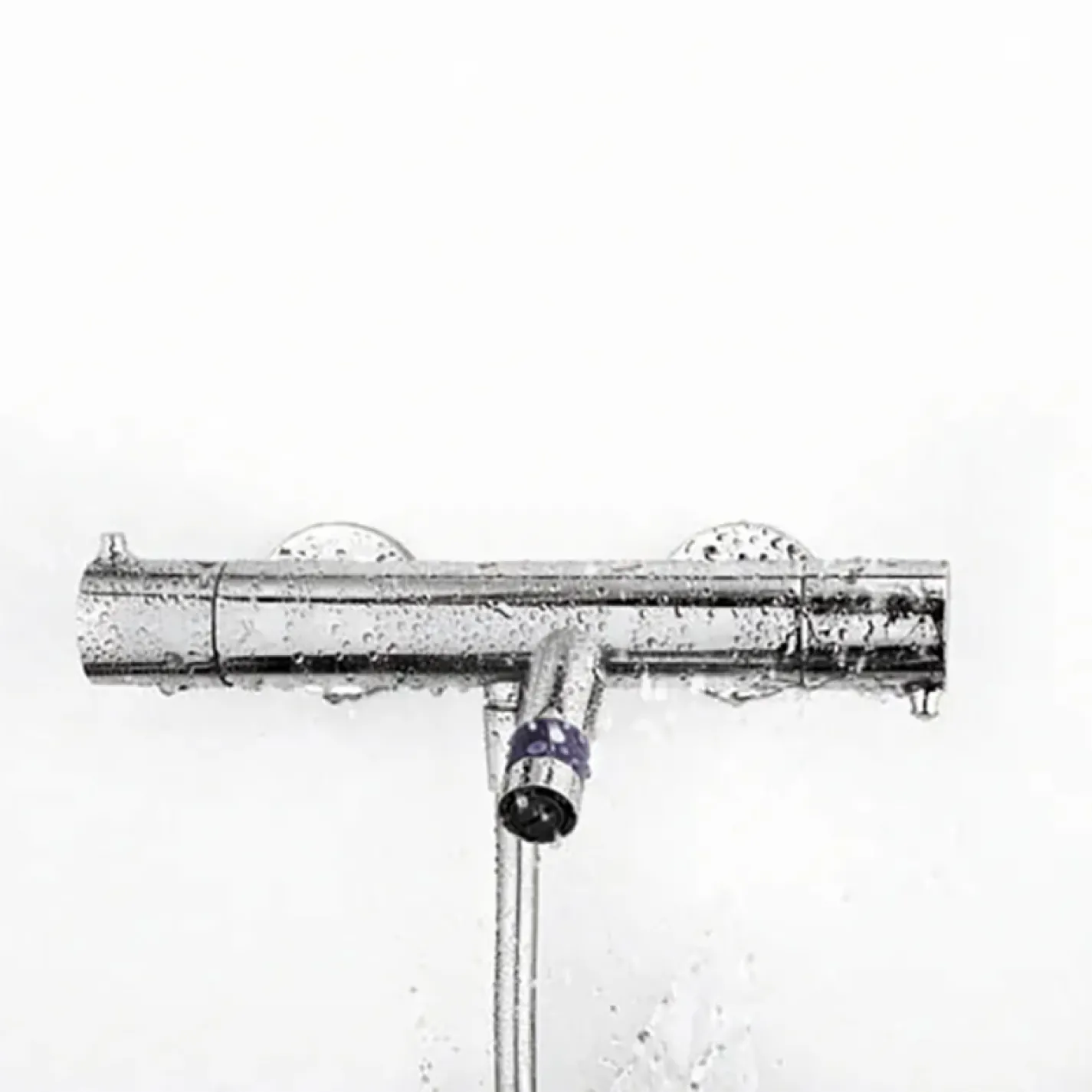 Змішувач термостатичний для ванни і душу GRB Time Male з ручним душем, хром (47215470) - Фото 3